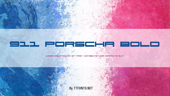 911 Porscha Bold example
